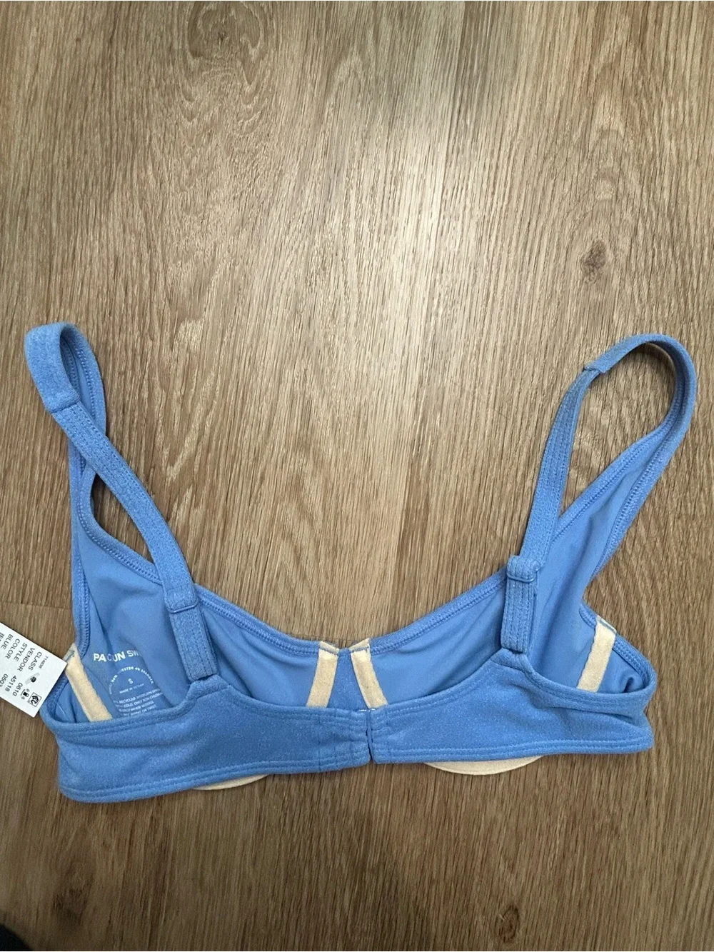 PacSun Light Blue Underwire Bralette